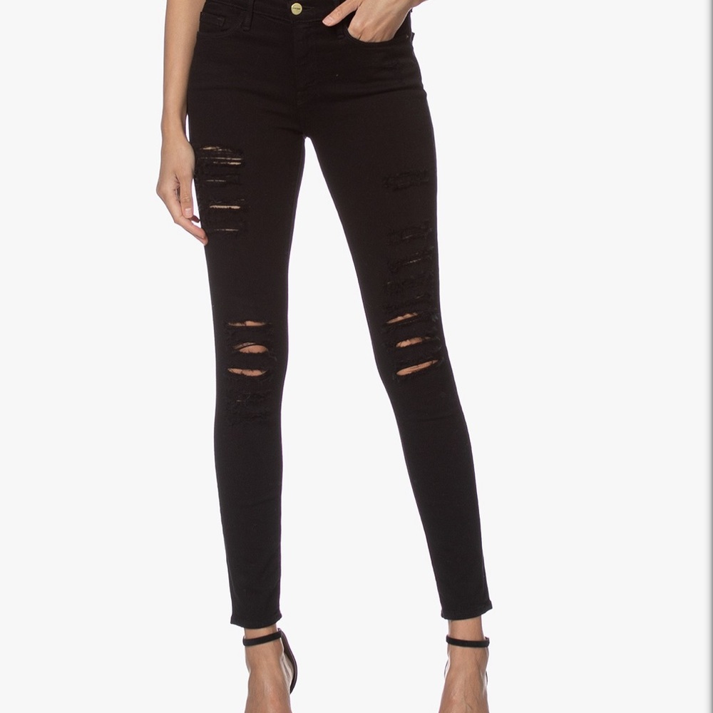 FRAME
Le Skinny de Jeanne Ripped Jeans